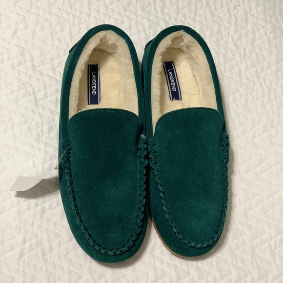 lands end mens slippers